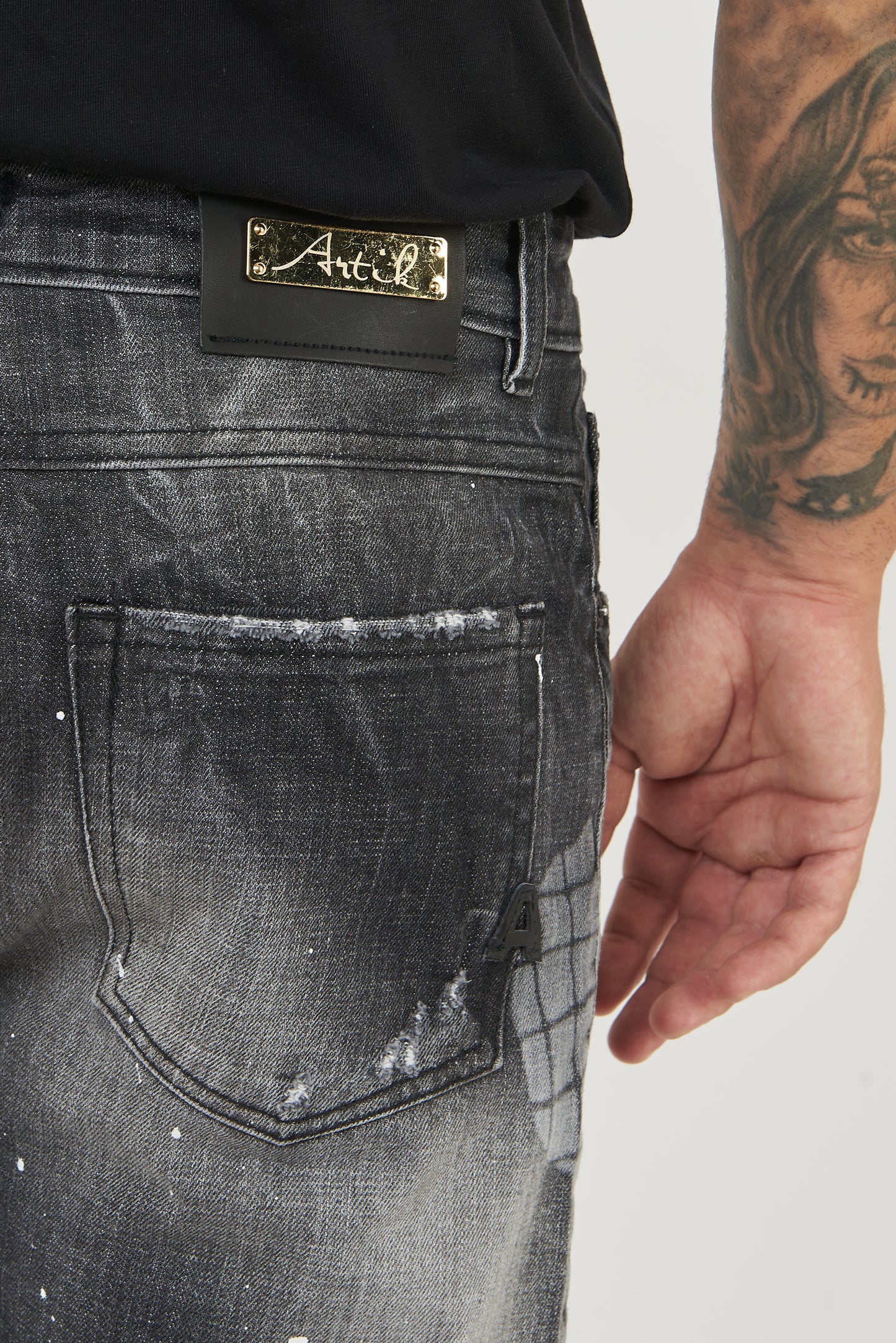 Jeans Art . Rete Blk